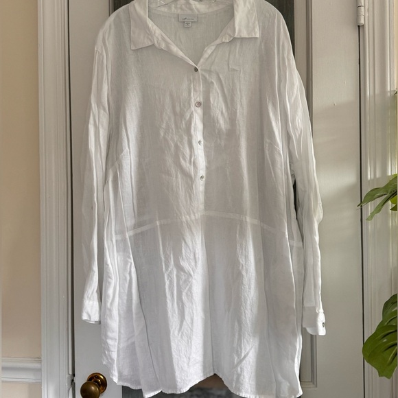 J. Jill Love Linen Tunic Shirt - Picture 1 of 12